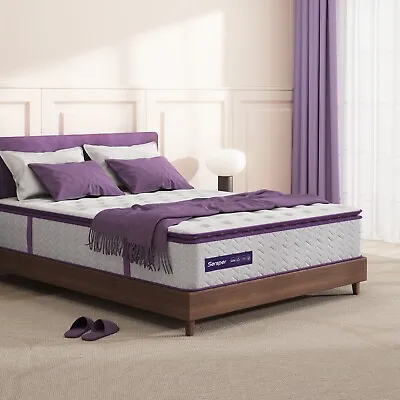 14 Inch King Size Mattress Pillow Top Memory Foam Hybrid Mattress In A Box • $469.99