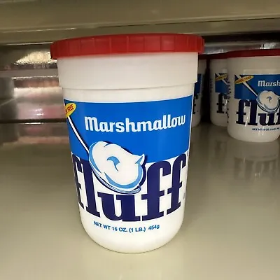 3x NEW Marshmallow Fluff Spread Gluten Free Fat Free 16 Oz Tub 3 PACK • £26.12