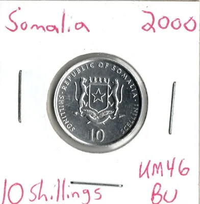 Coin Somalia 10 Shillings 2000 KM46 • $1.29