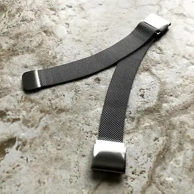 Silver Color Milanese Quick Fit Band Strap For Garmin Descent Mk1 -A26B22 • $34.99