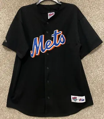 Majestic Diamond Collection MLB Mens New York Mets BP Mesh Jersey Size Large USA • $39.99