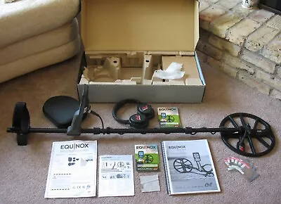 Minelab EQUINOX 800 Multi-IQ Underwater Waterproof Metal Detector & 11  DD Coil • $610