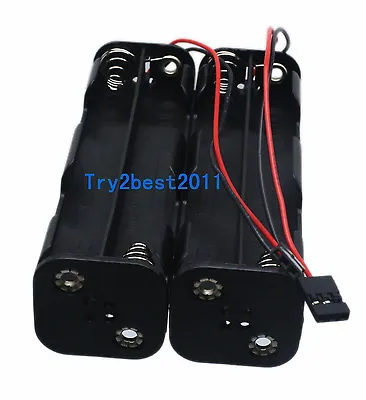 2pcs 8 X AA Battery Box JR Futaba Hitec RC Radio Control Transmitter Battery • $11.65