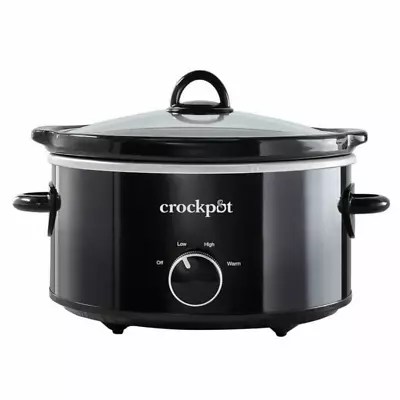 Crock-Pot 4-Quart Classic Slow Cooker Black • $20.60