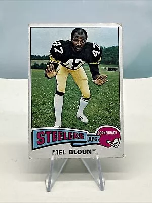 Mel Blount 1975 Topps RC #12 Sports NFL HOF Pittsburgh Steelers Trading Card • $10.39