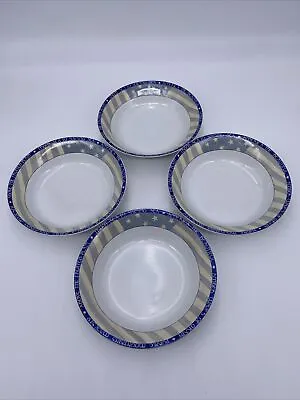 America The Beautiful 4 SERVING BOWLS 7-1/2” Set Of 4 Warren Kimble VTG 1999 • $26.99