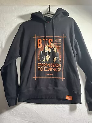 Official BTS Permission To Dance Black Hoodie•Size L Free Shipping • $36.99