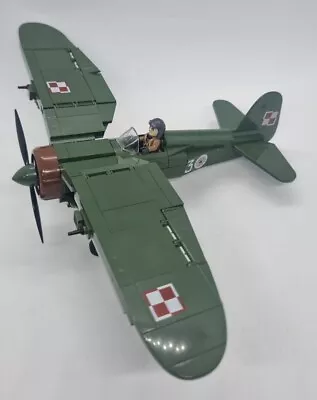 Cobi Small Army - World War II Plane PZL P.11C. Built & Complete With Stand • $29.95