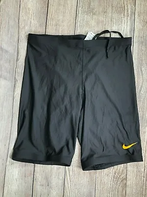 NEW Nike Athlete Issued Black & Gold Half Tights Track & Field Men Running • $25