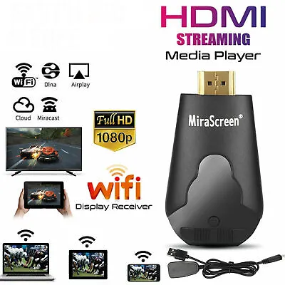 WIFI 1080P Wireless Display TV Dongle Adapter HDMI Receiver Airplay Miracast US • $17.99