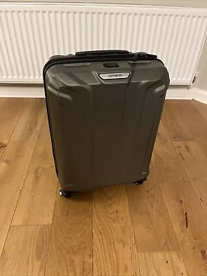 SAMSONITE ENDURE Dual Wheel Suitcase 55cm Cabin Luggage With USB Grey (a) NEW • £90