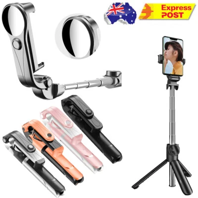 $13.29 • Buy Bluetooth-Selfie Stick Tripod Wireless Rotating Remote For IPhone-Mobile Phone