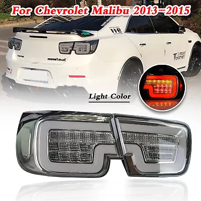 For Chevrolet Malibu LED Rear Lamp Assembly LED Tail Lights 2013-15 Black Shell • $210.56