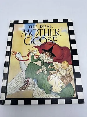  The Real Mother Goose  Vintage 1985 Hardcover Nursery Rhymes • $10.87