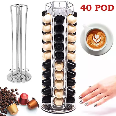 Nespresso Coffee Capsules Pod Holder Stand Dispenser Rack Storage Capsule • $26.99