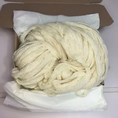 500 Gms 100% Merino Undyed Wool Tubular Wool Big Knitting Fashion • £20