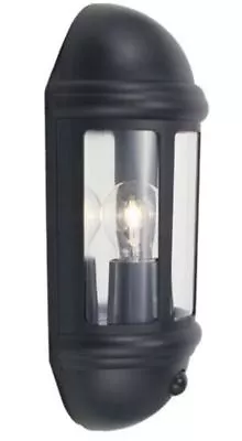 Ansell Flush 3 Sided Wall Coach Outside Light Half Lantern With PIR Sensor  • £29.79