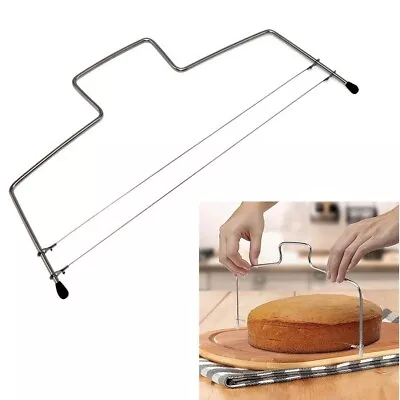 Achieve Bakery Quality Slices With The Adjustable Stainless Steel Cake Cutter • £7.28