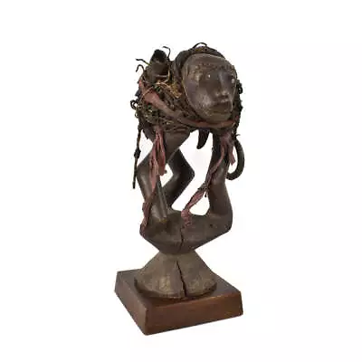 Makonde Abstract Wood Carving On Custom Base Tanzania • $390