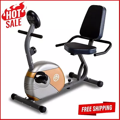 Recumbent Exercise Bike Sturdy Enough Compact Full Body Workout Comfort Own Home • $264.47