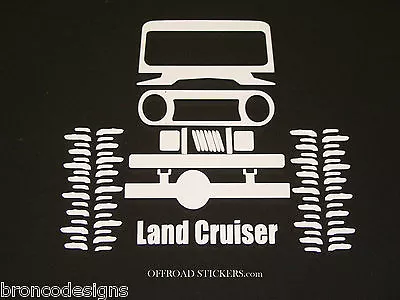 Toyota Land Cruiser FJ40 80 Crawler - Sticker/Decal - 13 • $23