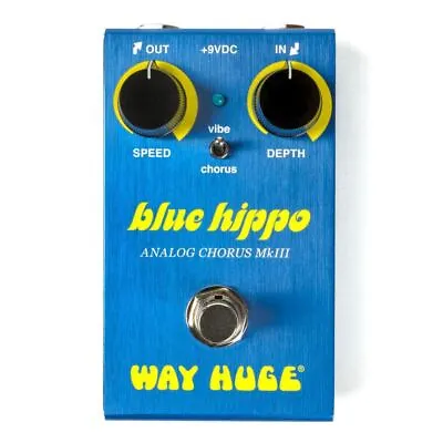 Dunlop Way Huge WM61 Smalls Blue Hippo Analog Chorus Effects Pedal • $169.99