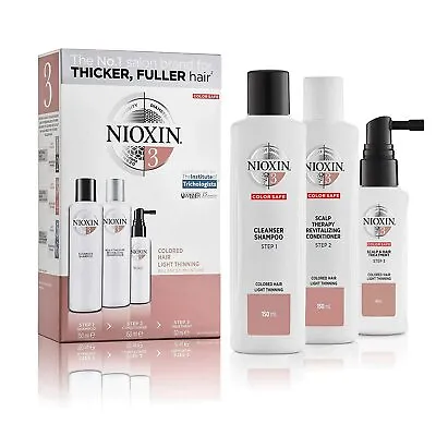 Nioxin System #3 THREE Hair Trial Kit Cleanser Scalp Therapy Scalp Treatment • $17.50
