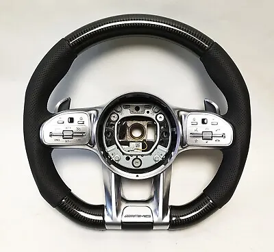 G Class W464 G500 G55 G63 AMG G Wagon Carbon Fiber Steering Wheel W222 OEM W463A • $2450