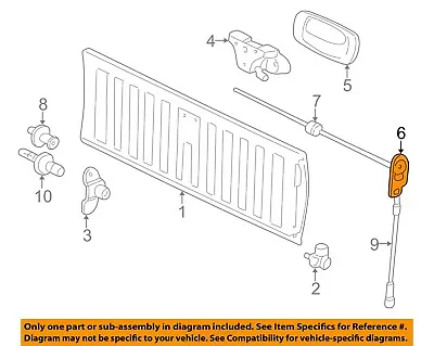 GM OEM Tailgate-Lock Or Actuator Latch Release 15921948 • $59.64