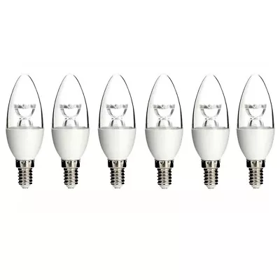 4/6pcs Led Bulb Dimmable E14 B22 High Power 8W Led Crystal Chandelier Bulb 800LM • £15.49