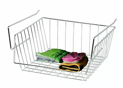 Large Under Shelf Rack Kitchen Storage Basket Heavy Duty Cupboard Organizer • £9.74