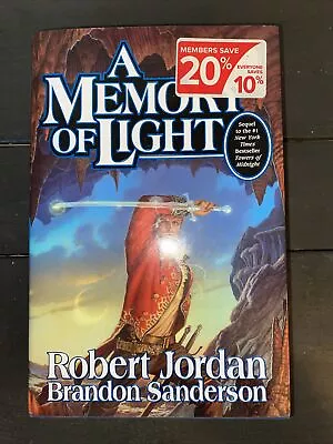 Wheel Of Time: A Memory Of Light 1st Print & Edition Robert Jordan Autosigned • $20