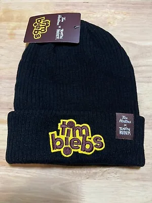 Tim Hortons Tim Biebs Beanie Toque Justin Bieber NWT Black • $34.25