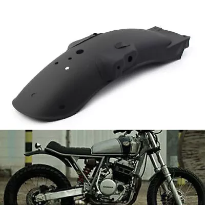 Universal Cafe Racer Rear Retro Fender Mudguard Cover For Honda CG125 Black • $76.75