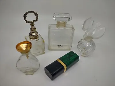 Vintage Lot Miniature Perfume Bottles (Empty) Chanel Lalique • $45