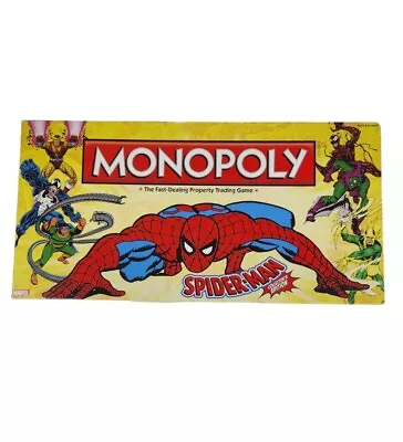 Monopoly Spider-Man Collector's Edition Board Game (USAopoly) Complete • $29.98