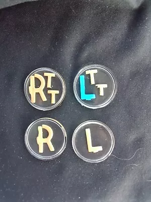 X-ray Markers With Initials TT Plus One Set Of Basic Markers Without Initials. • $12