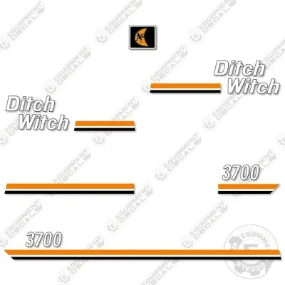 Fits Ditch Witch 3700 Decal Kit Loader Decal Replacements - 7 YEAR 3M VINYL! • $69.95