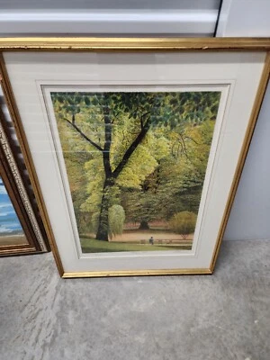 $395 • Buy Vintage Harold Altman Signed Lithograph THE READER 1988 76/285 Beautiful