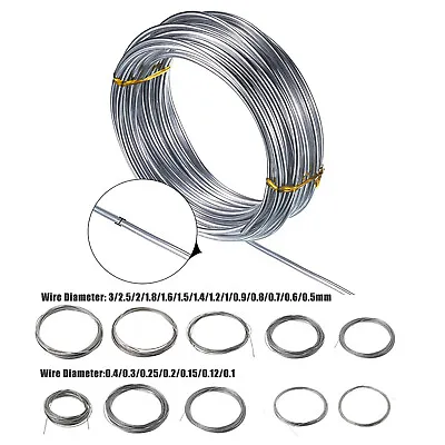 £123.18 • Buy 304 Stainless Steel Wire 0.1mm-3mm Single Soft/Hard Steel Wire Rustproof Durable