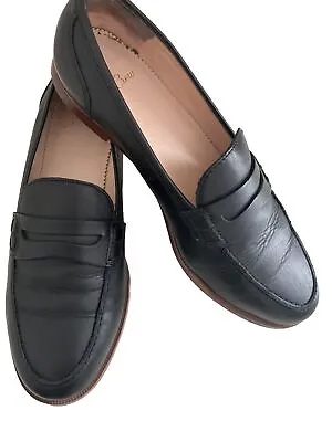 J CREW Ryan Leather Penny LOAFERS Womens Size 6.5 SHOES EUC Super Nice! Stylish! • $37.99