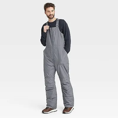 Men's Snow Bib Pants - All In Motion Gray M • $16.99