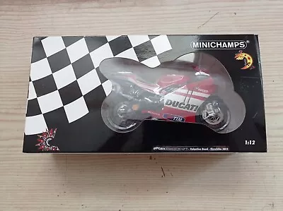 2011 Ducati Desmosedici GP11 Valentino Rossi Moto GP 1-12 Scale Minichamps • $64.92