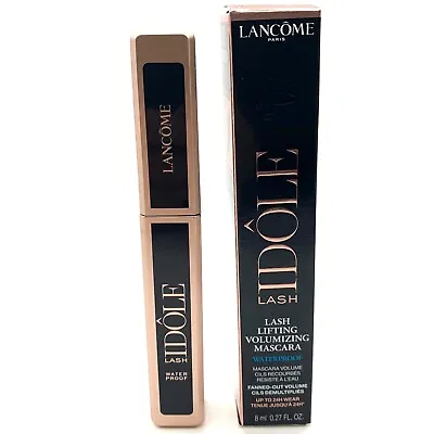 Lancome Idole Lash Lifting Volumizing Black Waterproof Mascara 8ml - New & Boxed • £20.87