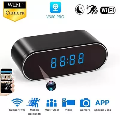 $46.99 • Buy HD 1080P Spy Camera WiFi Hidden Wireless Nanny Alarm Cam Night Vision Security