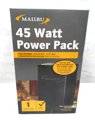 NEW Malibu 45 Watt Power Pack Low Voltage Transformer Landscape Lighting Black • $44.95