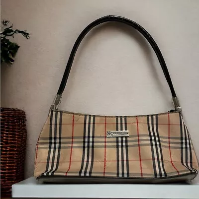 Vintage Burberry Nova Check Women’s Handbag • $199