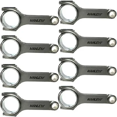 Manley H Beam ARP2000 Rods Small Block 350 SBC LS1 LSX 6.125 14051R-8 .927 Pin • $963.42