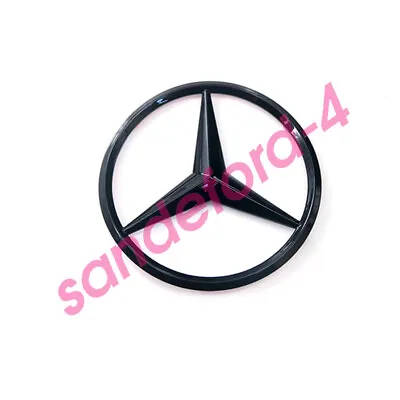 C63 C300 AMG Trunk Star Emblem GLOSS BLACK Rear Logo Badge Mercedes C250 W204 • $21.99