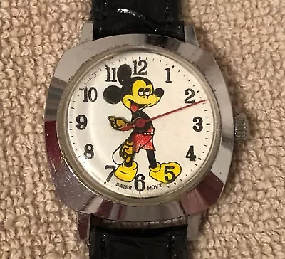 Vintage Claro Mickey Mouse Watch - Swiss Made / Wind Up • $8